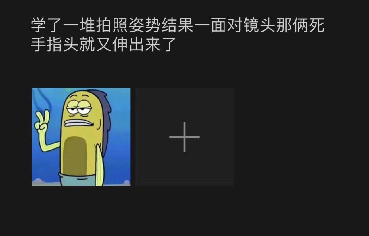 学了一堆拍照姿势结果 ​​​