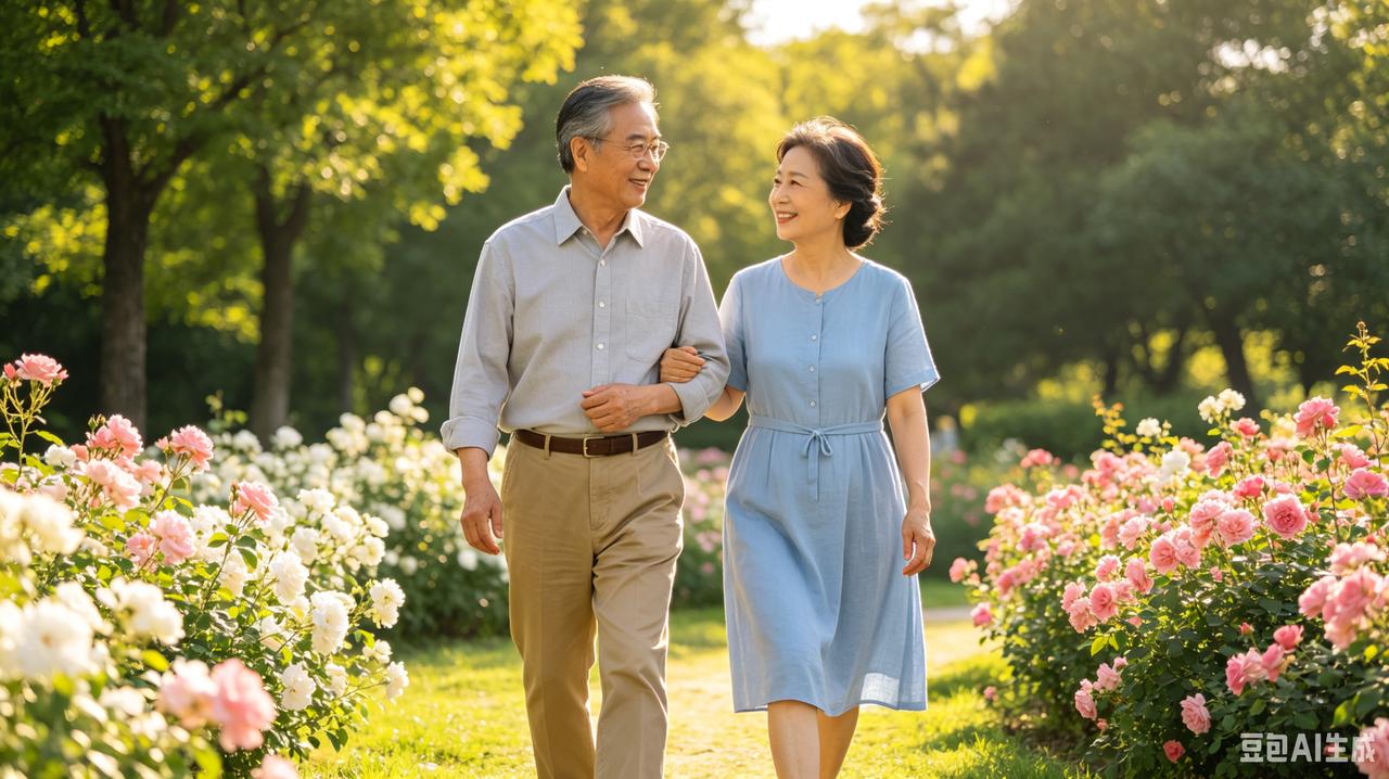 再婚佳侣八句诗
杏坛授业蕴温良，公职退闲气宇昂。
半路相逢知冷暖，余生相伴叙家常