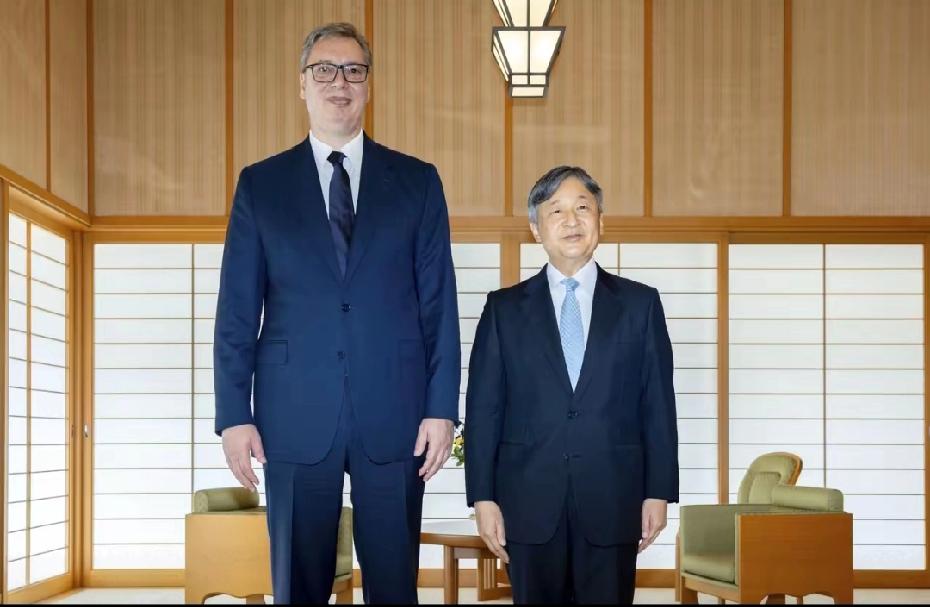 577刚到东京，德仁就让日本网民破防了
9月16日，塞铁的武契奇，开始日本的访问