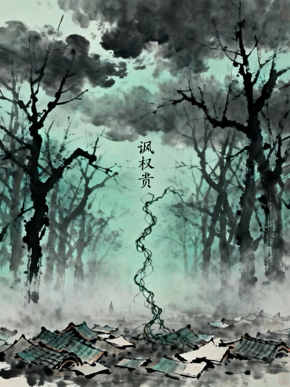 《讽权贵》
身居高位眼唯金，
不重贤才重献斟。
谄语逢迎皆显贵，
直言清正尽沉沦