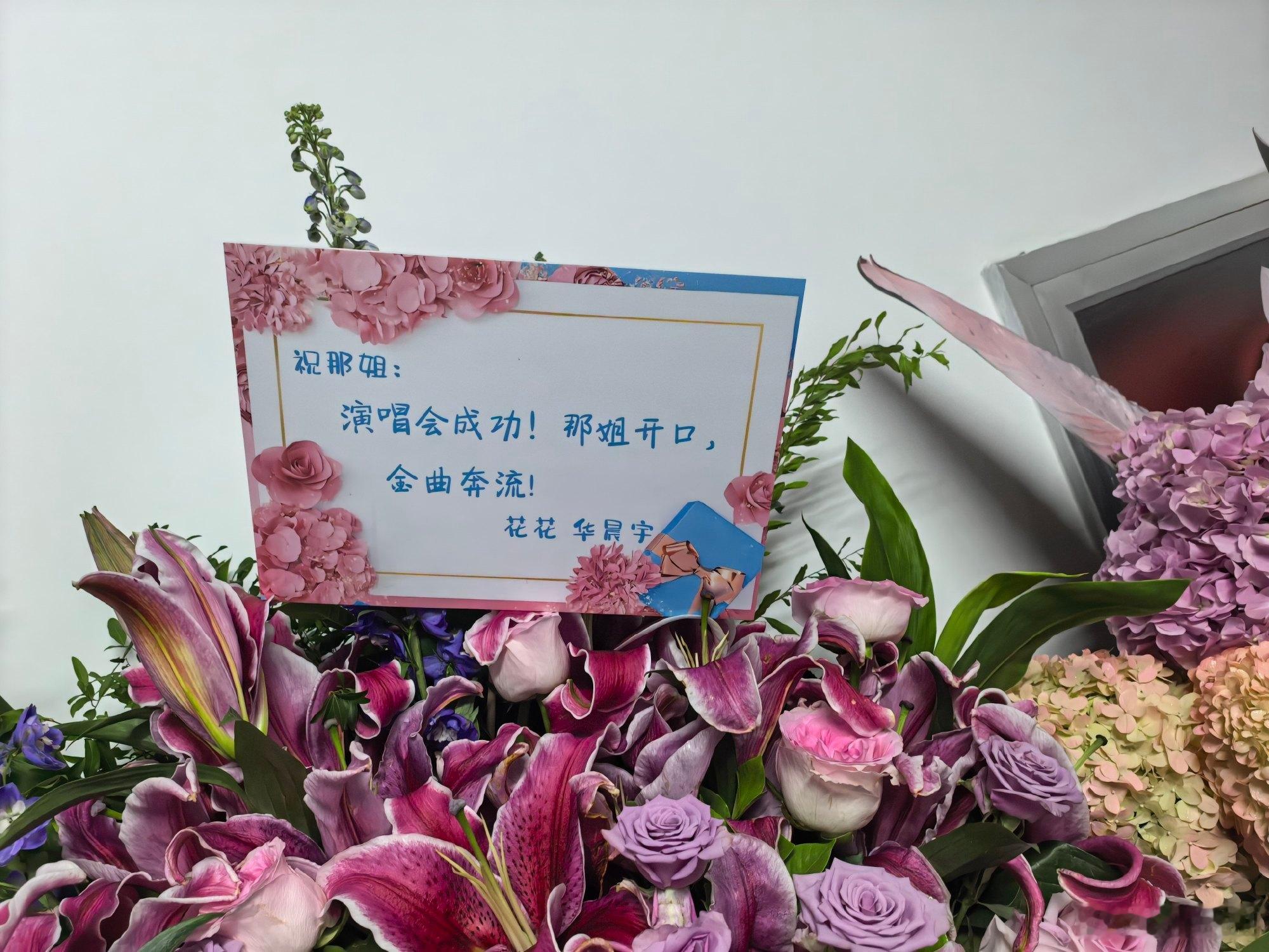 华晨宇给那英送花篮华晨宇那姐开口金曲奔流 华晨宇给那英送花篮华晨宇