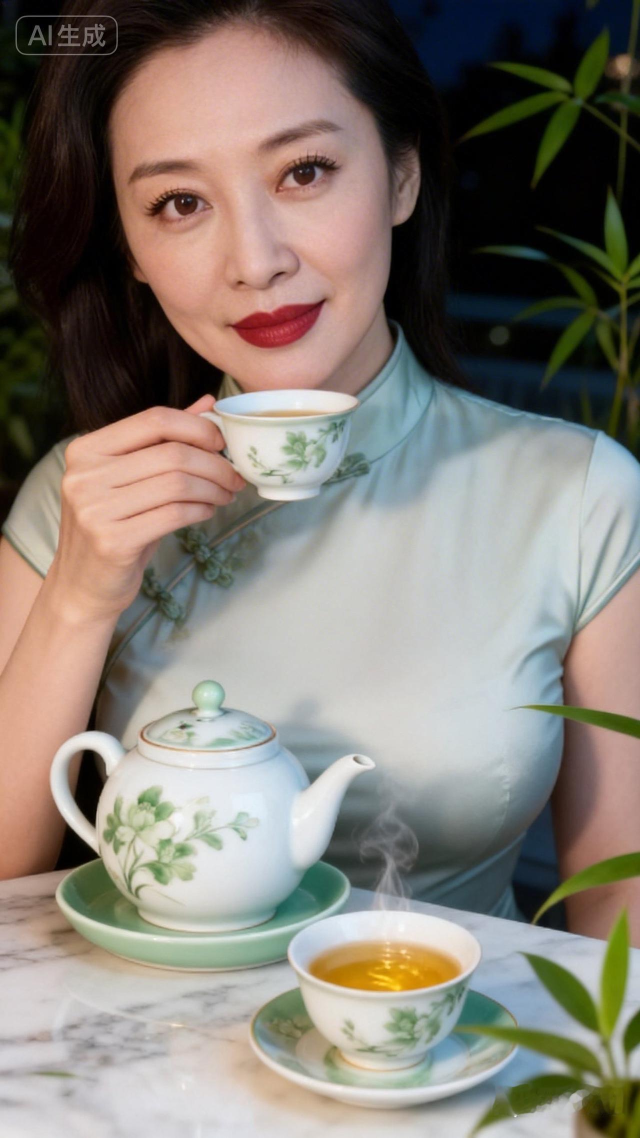 优雅品茶时光，感受生活的静谧美好。