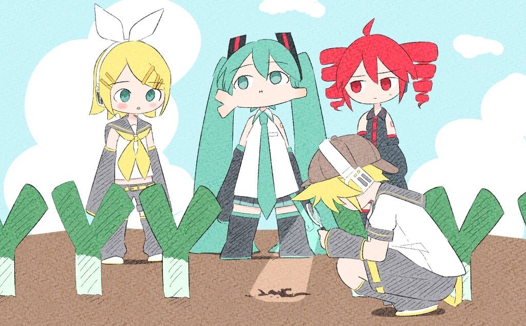 #初音未来# 葱被偷了[淡淡的]X：bananafish1111_ ​​​