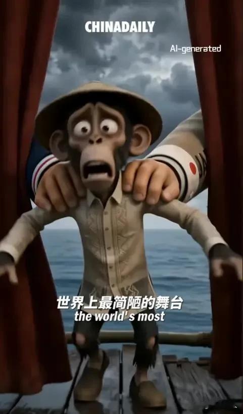 小丑猴子就是猴子，刮光毛了也像个猴子🐒！、菲律宾以为有美日的撑腰，故意挑事闹事