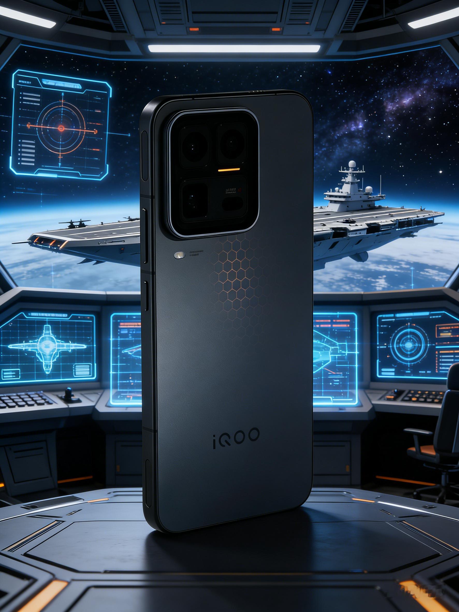 把 iQOO 15 Ultra 的 “2077 黑” 捧在手里，就像握住了一枚蓄