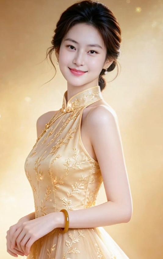 优雅金装，气质如兰，尽显东方之美！🌟✨