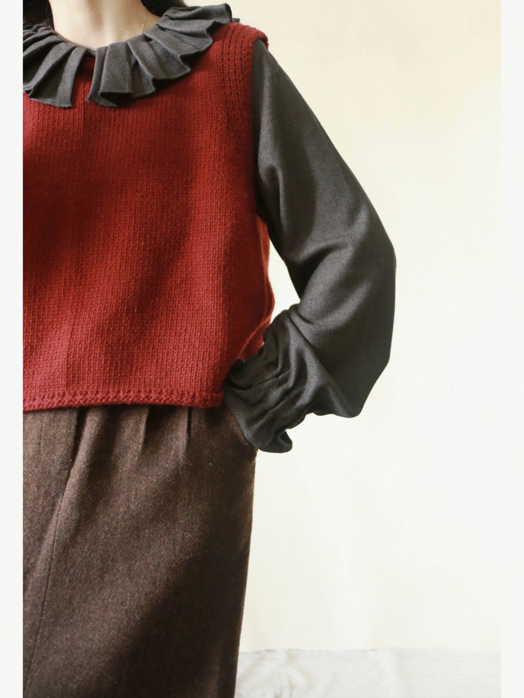 大领子太适合叠穿啦！