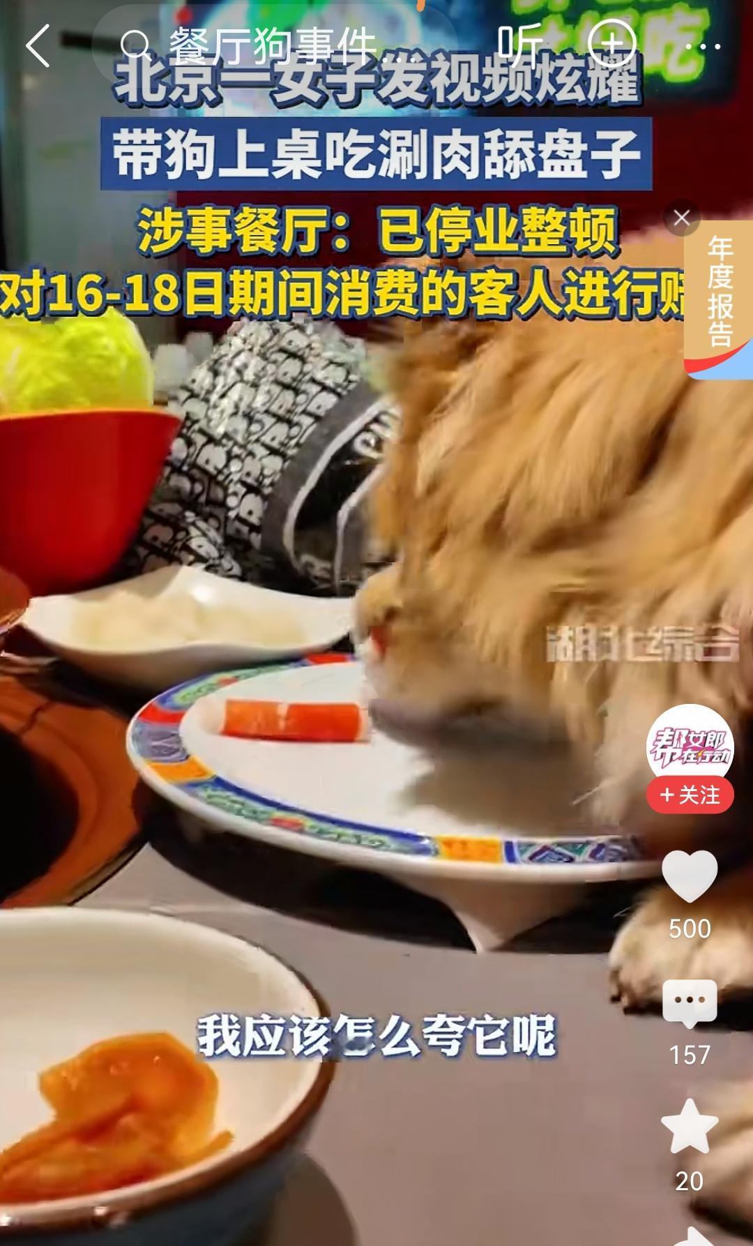 养狗的都过来看一看，
这是你们群体里的害狗之人。
狗与人类本可以和平相处，
这种