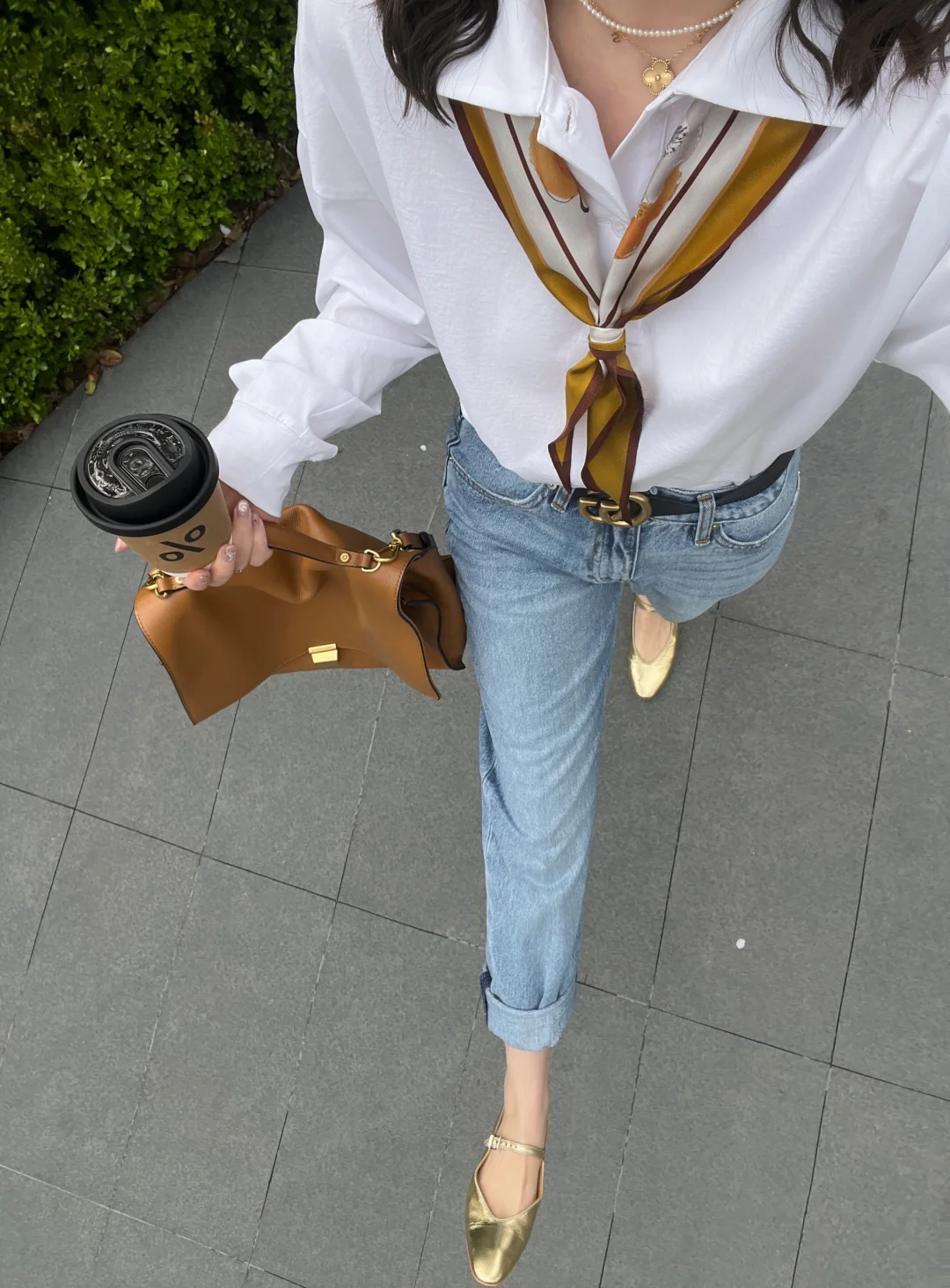 穿不腻的polo衫配牛仔裤～基础款这么穿超爱！