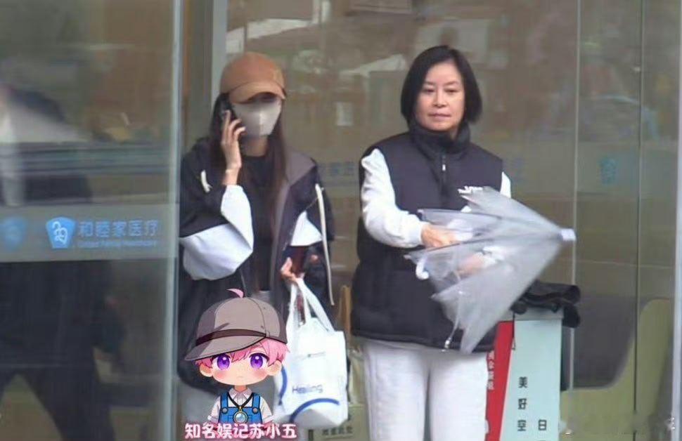 Angelababy去看牙科杨颖看牙科明星也有日常小生活，认真爱护牙齿，杨颖温柔