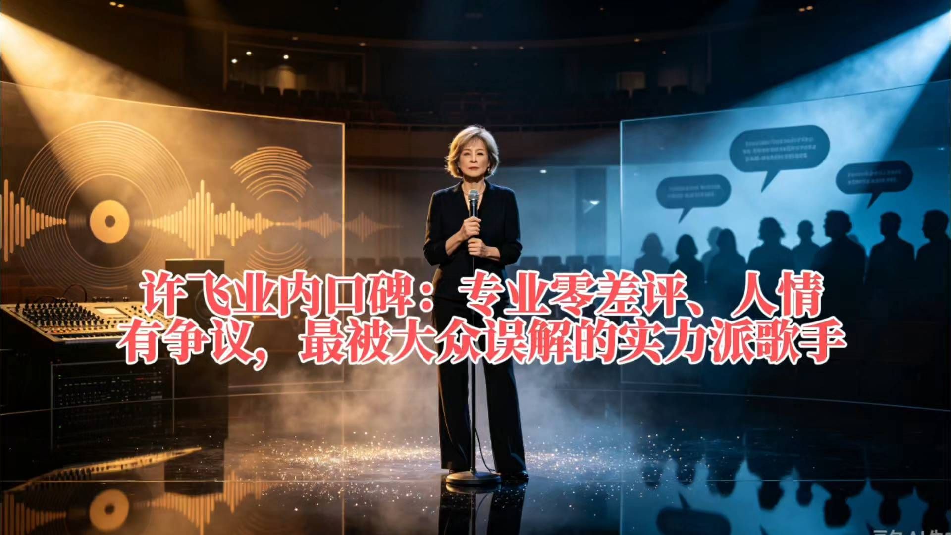 许飞业内口碑：专业零差评、人情有争议，最被大众误解的实力派歌手