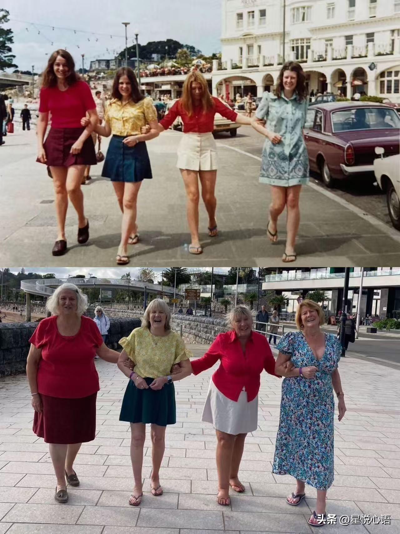 她们一起回到了梦开始的地方！
1972年，四个17岁少女，
在英国海边拍下青春合