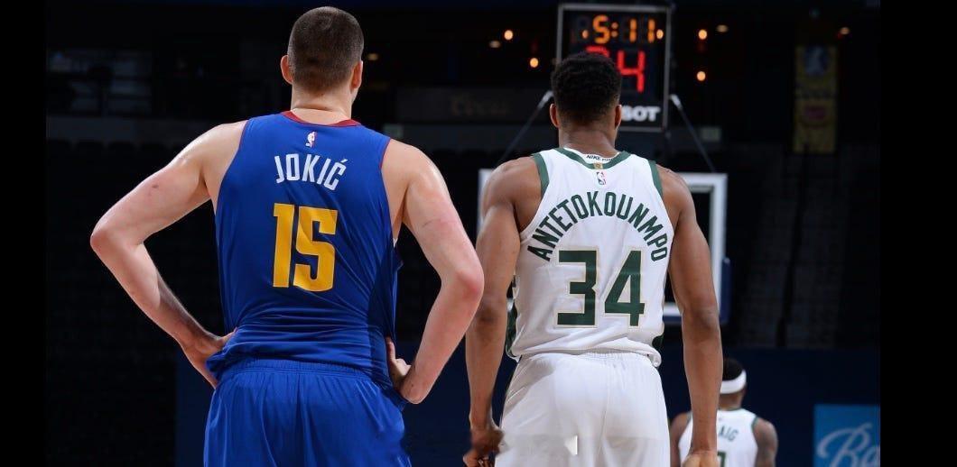 20年代，得到过10+次30+20的球员只有两个:- Jokic- Gianni