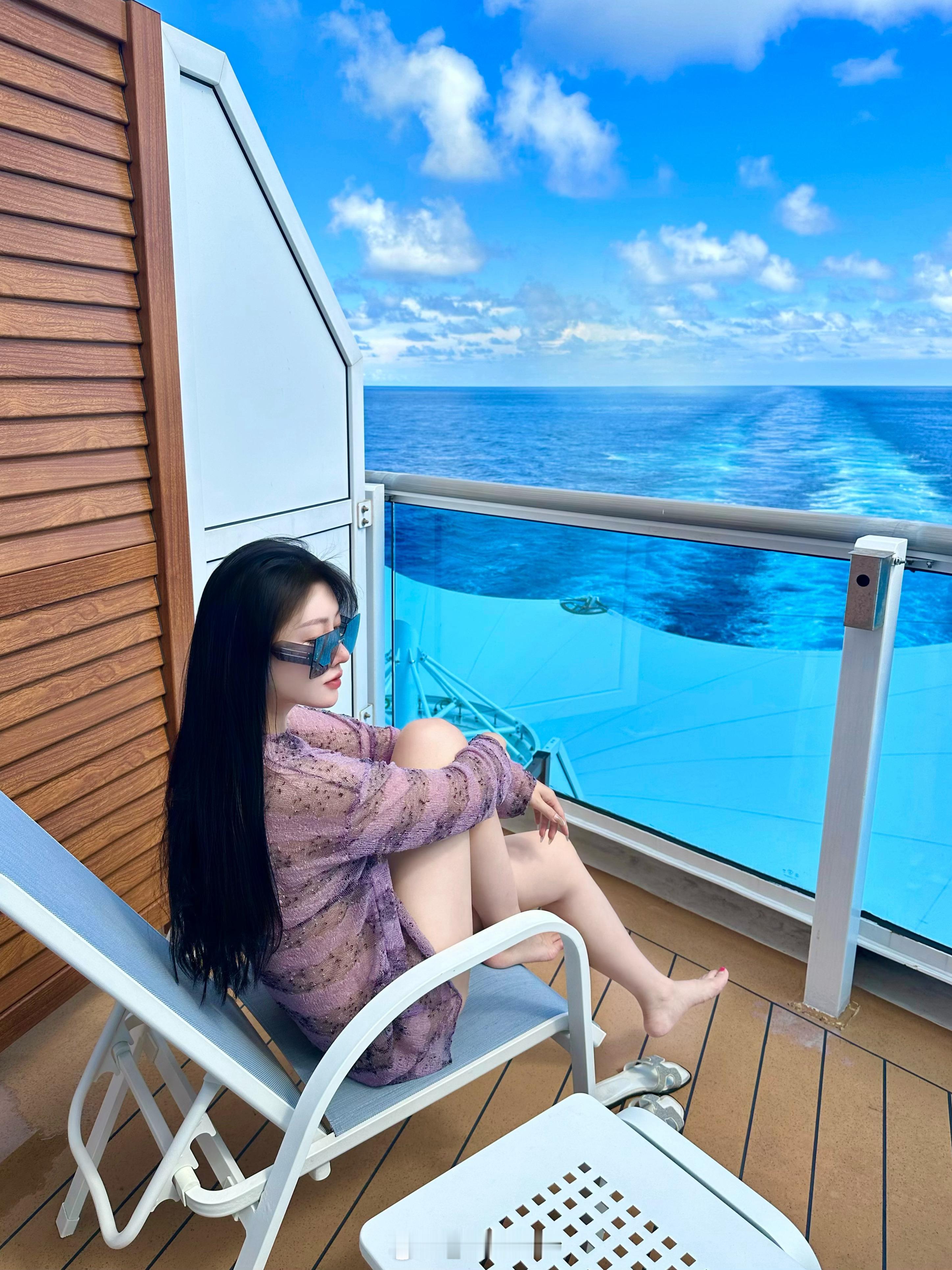 纪念一下我的邮轮首航🌊  ​​​
