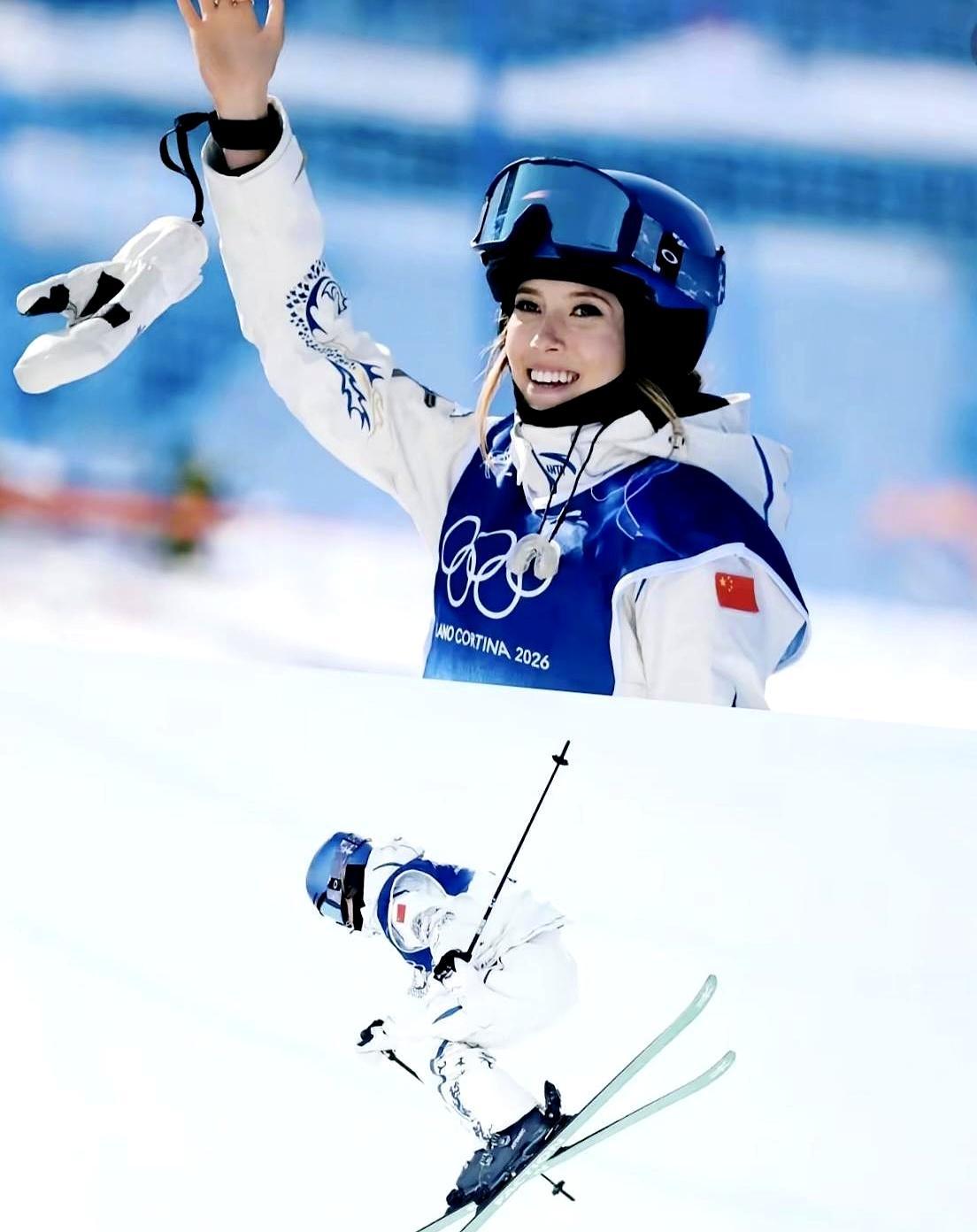 第一跳30分，排名倒数。卫冕冠军，悬了。
 
第二跳，她没半点犹豫，直接拧上难度