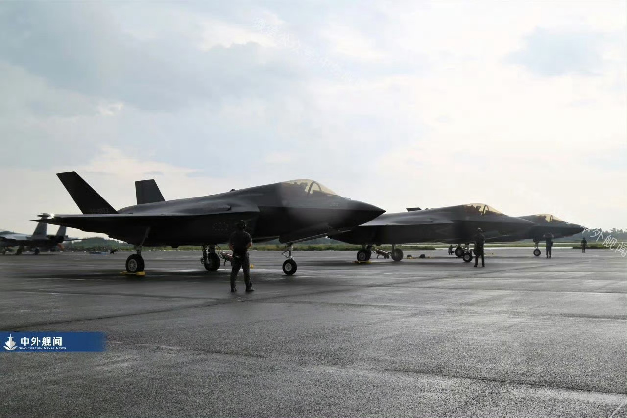 日本购买的F-35B到货了8月7号，日本航空自卫队接收了首批4架F-35B中的3