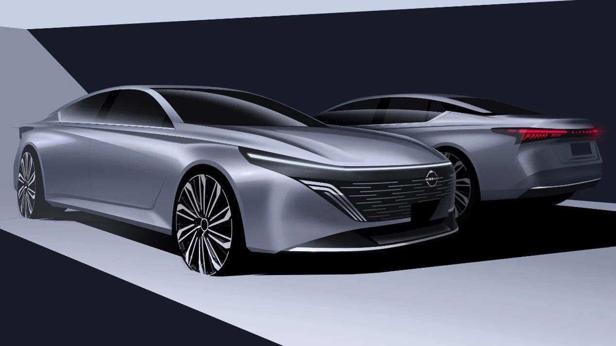 天籁·鸿蒙座舱设计手稿流出？！原来，天籁·鸿蒙座舱的动人，藏在每个细节里
✨前脸