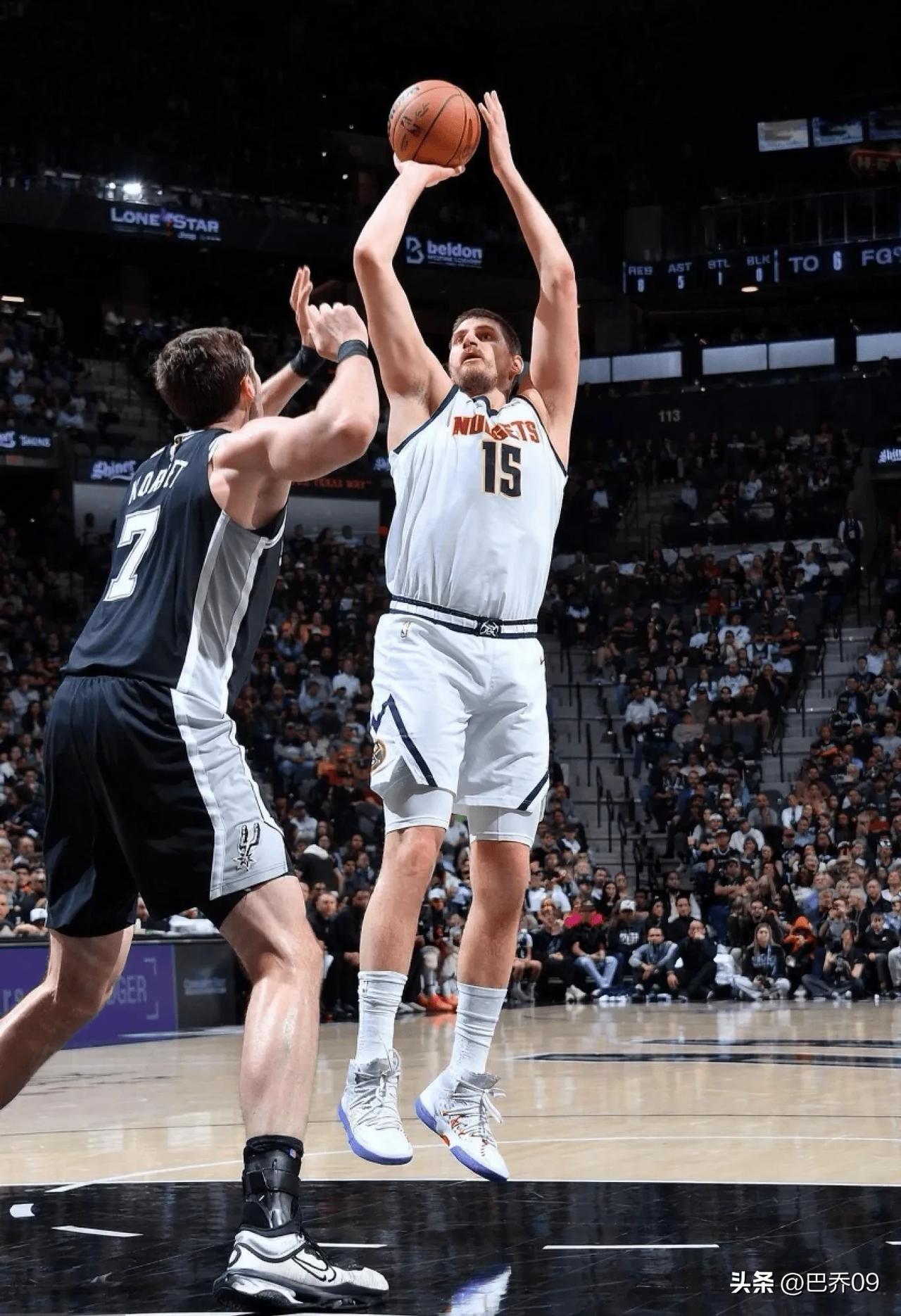 🏀 掘金20分惊天逆转马刺｜约基奇31+20+12封神，卡斯尔30+三双空砍