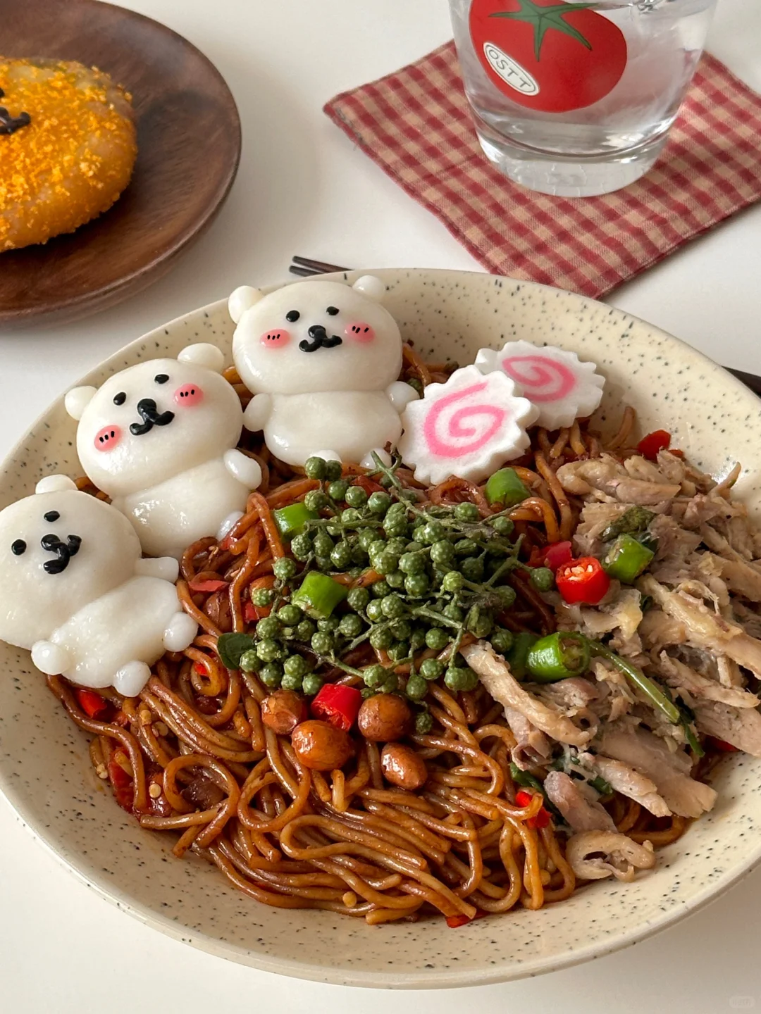 nagano自嘲熊椒麻鸡拌粉