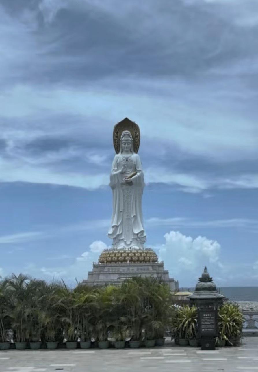 在海边 