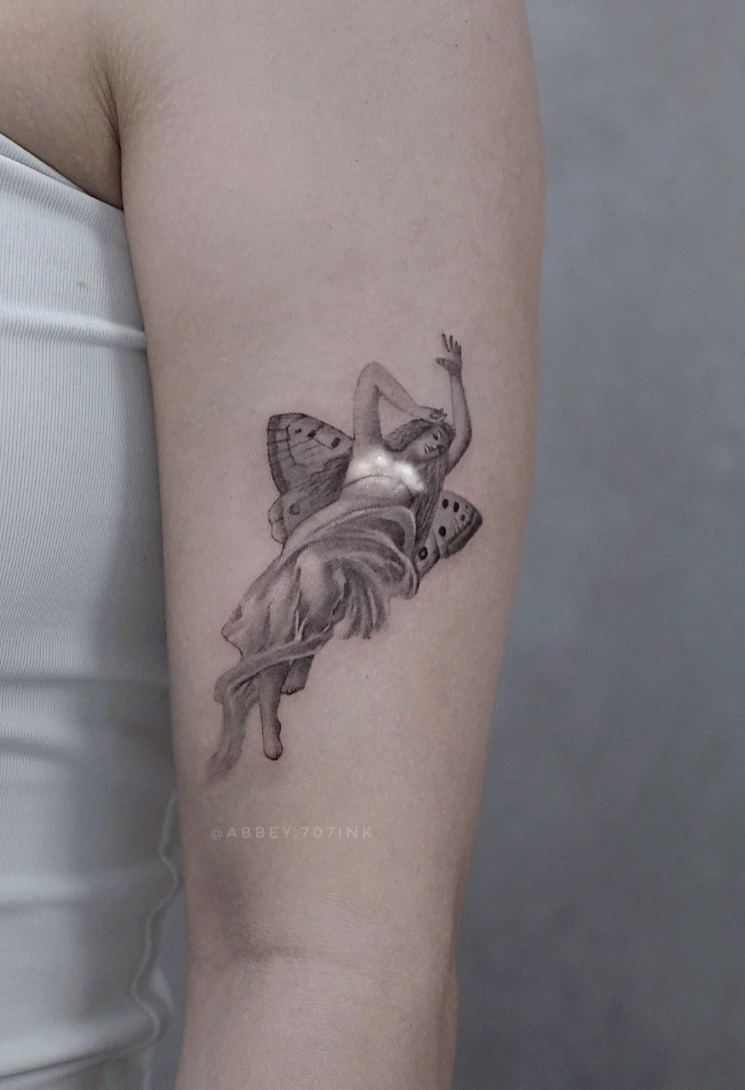 等待丘比特｜温哥华纹身🦋油画质感