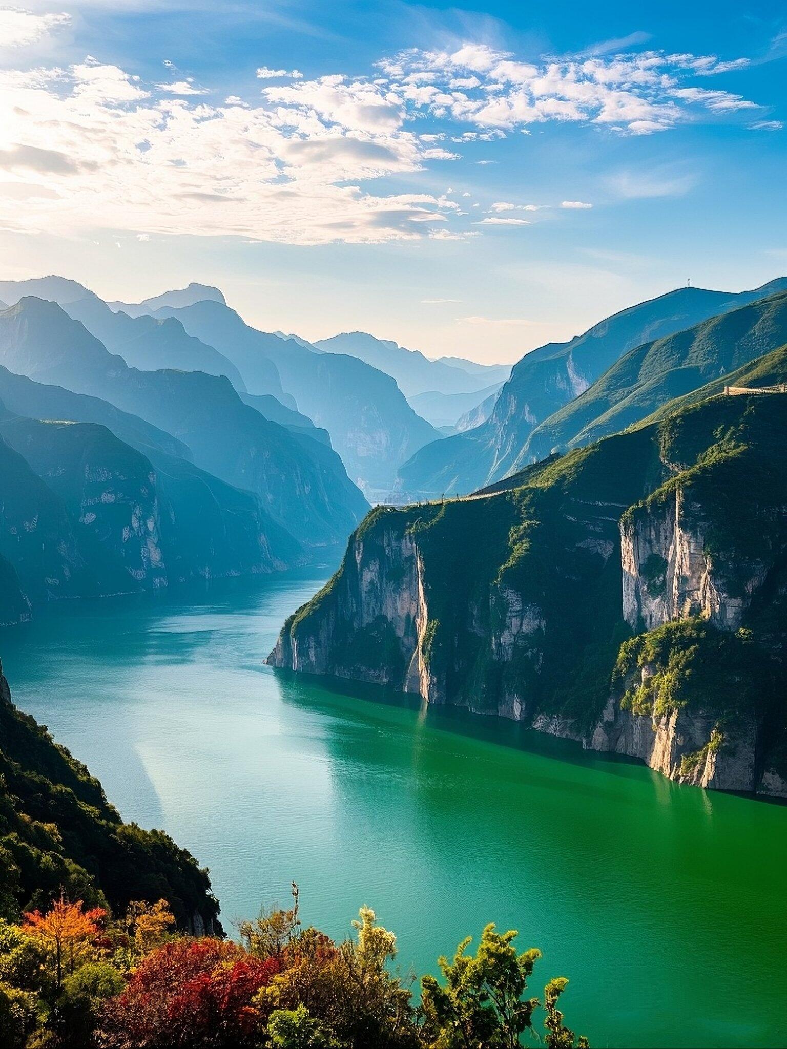 📍长江三峡🏞️🌊是李白笔下的“轻舟已过万重山”⛰️ ​​​