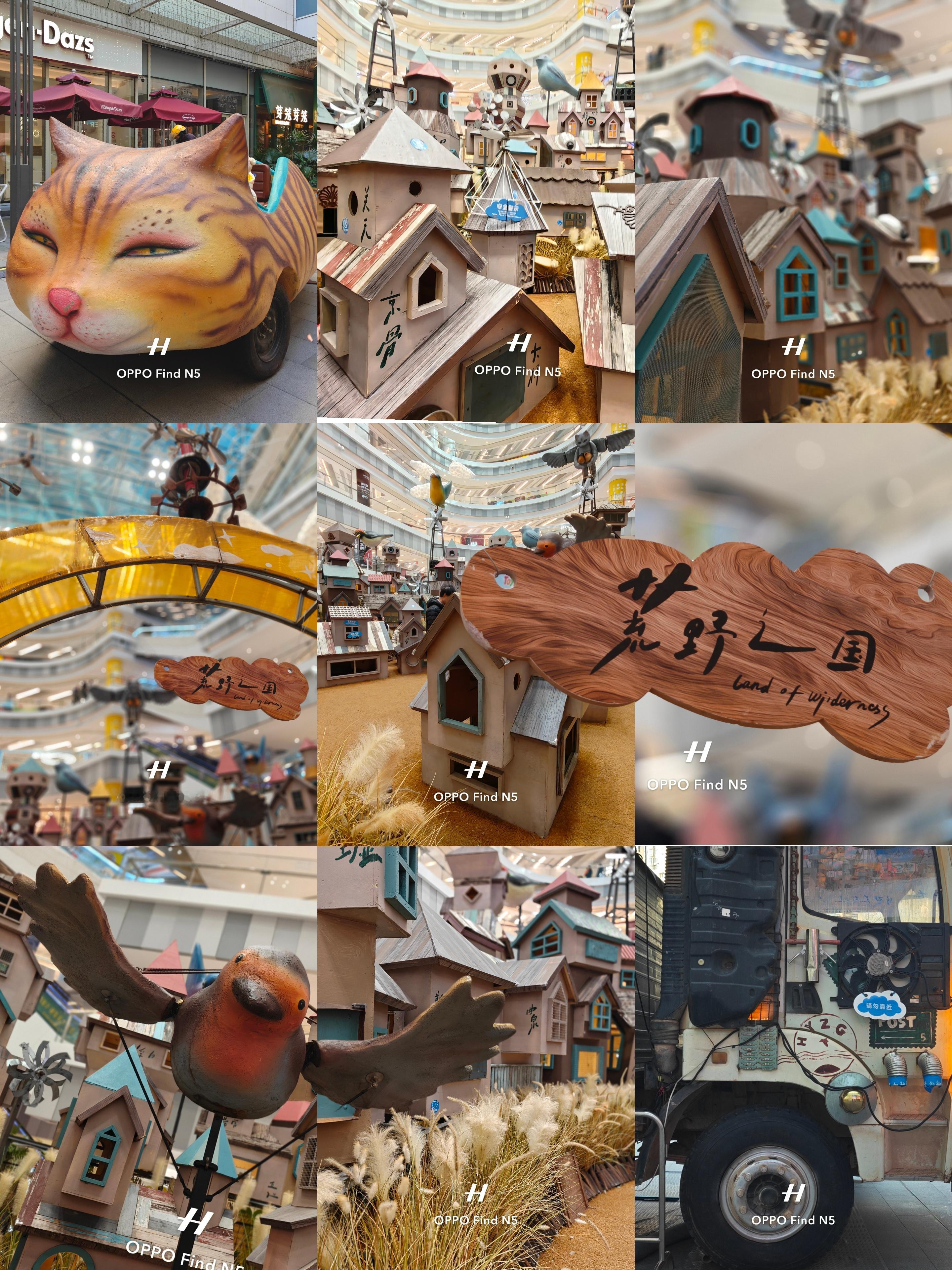 逛了下荒野之国，巡展到了上海，不用去云南也能看了。OPPO这个拼图功能不错，还能