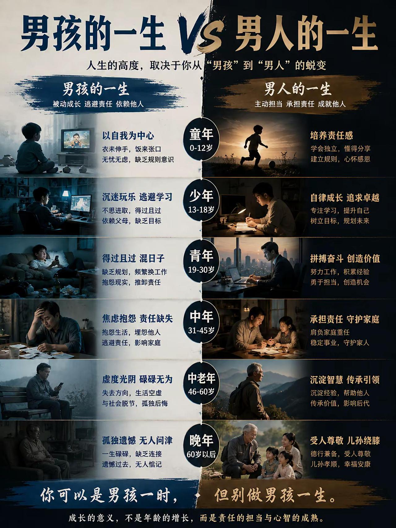 男孩和男人的区别
