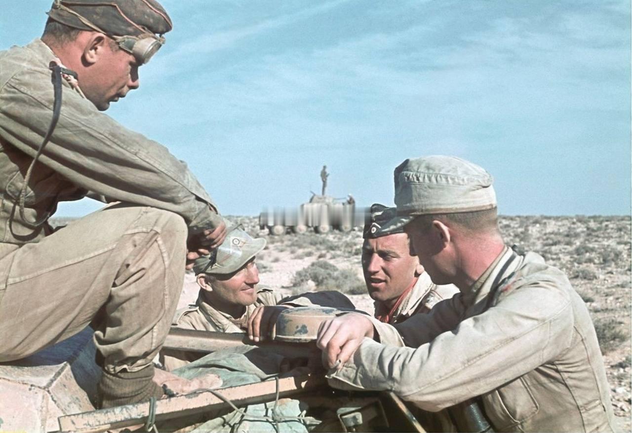 照片中的历史 1941年，德国非洲军团。 