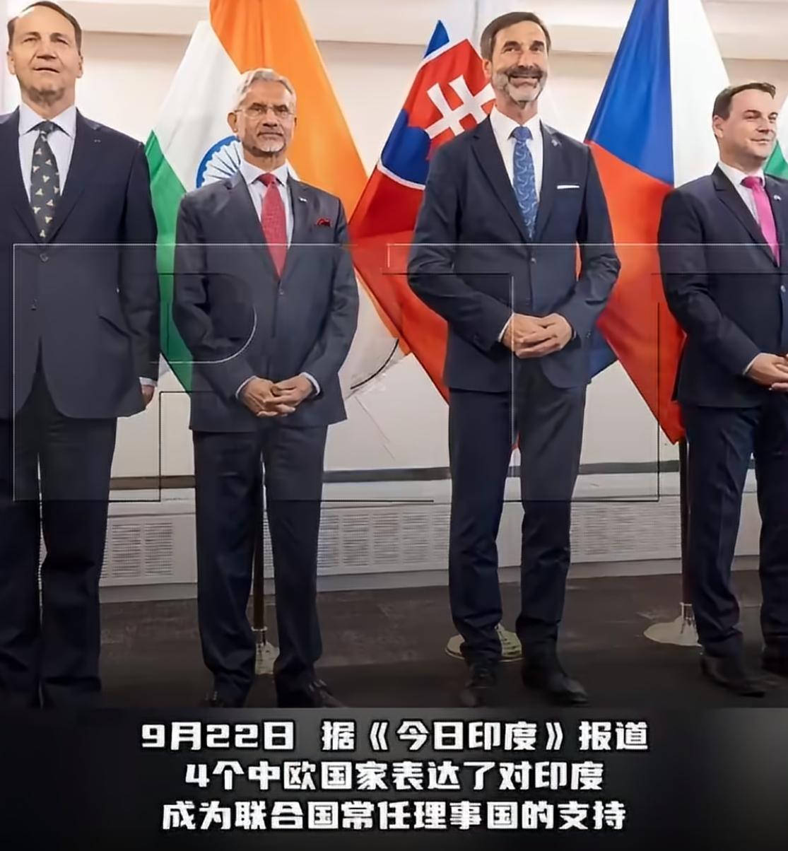 印度入常再获支持，V4四国一致表态

近日斯洛伐克外长布拉纳尔表示，V4国家一致
