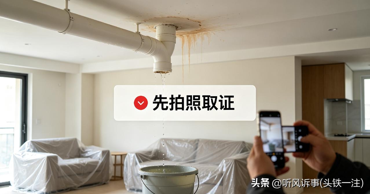 你问我答楼上的排水管道漏水了，该怎么办？