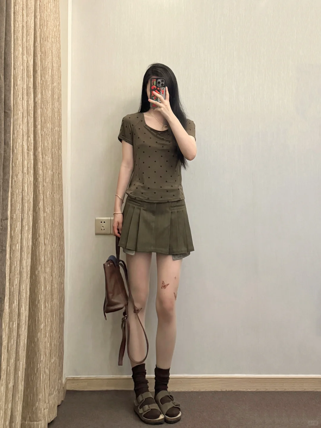 高妹可以相信我的棕色系穿搭因为我173cm‼️