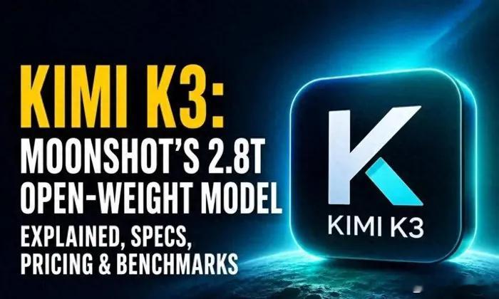 月之暗面正式开源KimiK3 国产AI这次真的放大招了！昨晚11点，月之暗面正式