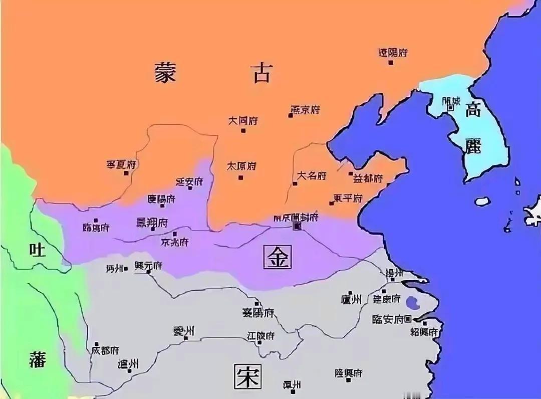 蒙古进入后能保持较长时间的战斗力，金军进入中原才二三十年，战斗力就迅速衰退，跟中