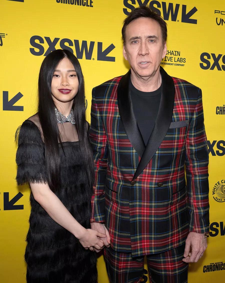 Nicolas Cage 和妻子 Riko 的小女儿来了！
9 月 7 日，星期