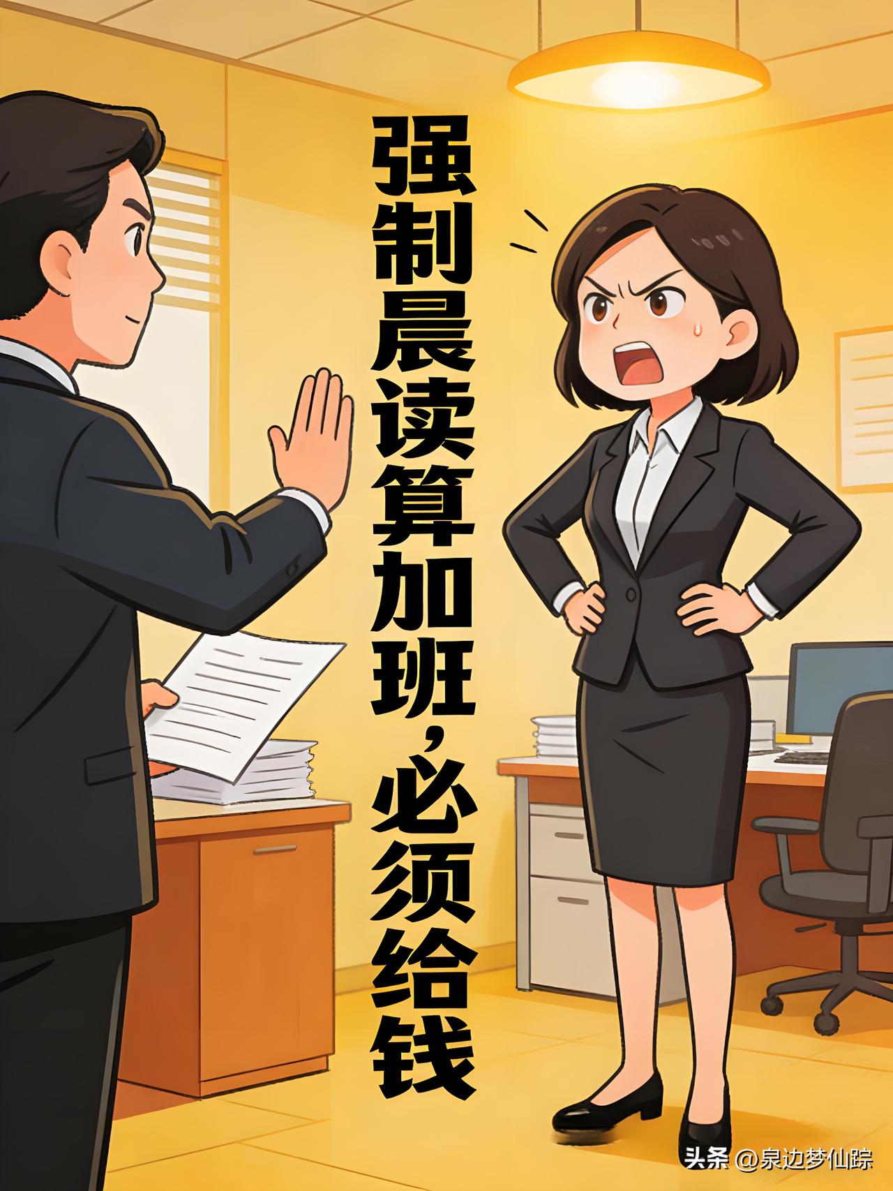 这公司操作也太离谱了！四川有家公司，居然要求员工每天提前半小时到岗晨读，还说什么