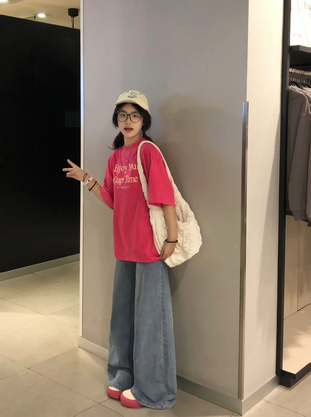入夏的第一件玫红色短袖🫧好好看!🔒住啦！！！