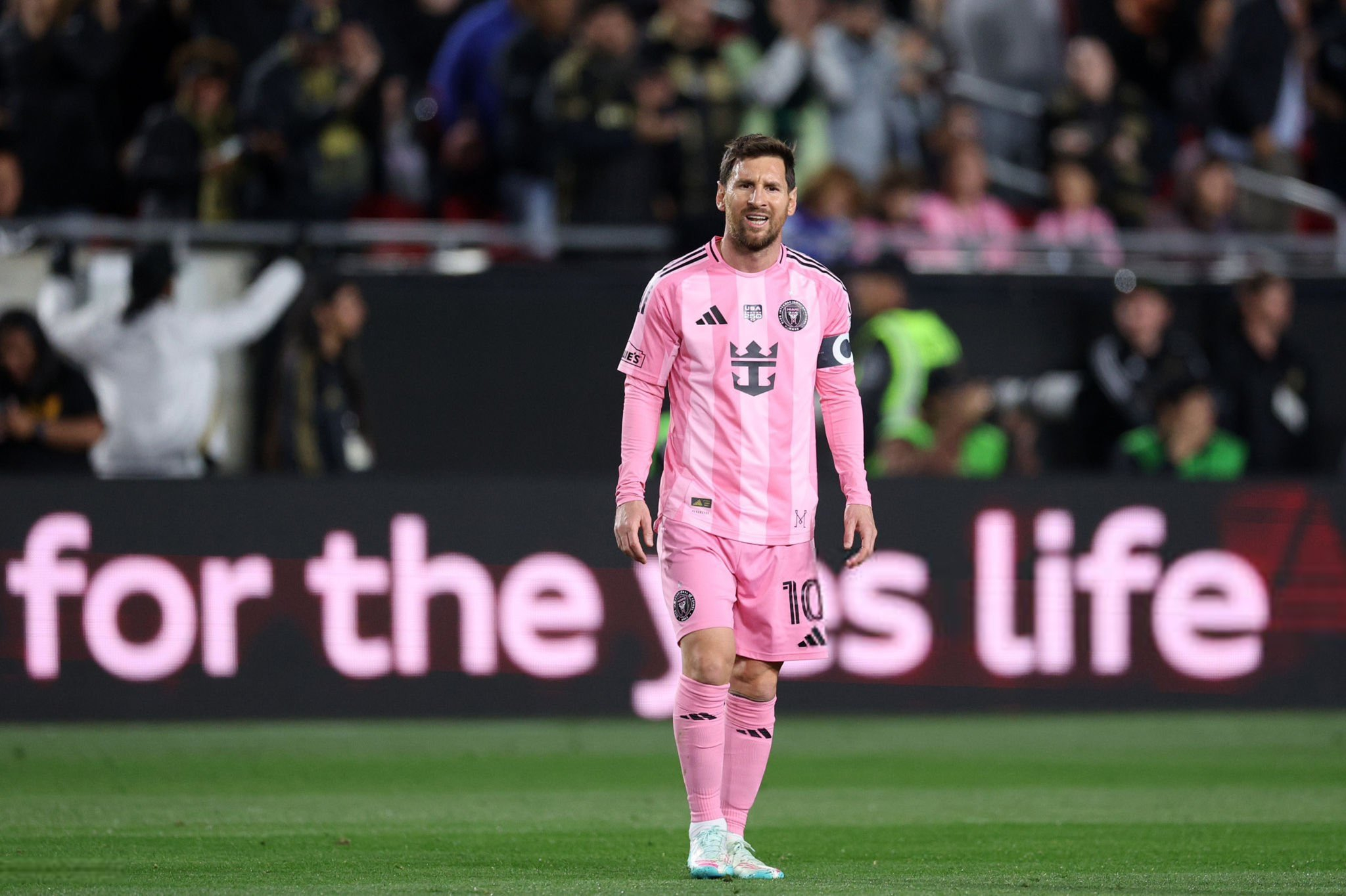 📸半场组图梅西洛杉矶fcvs迈阿密国际迈阿密国际