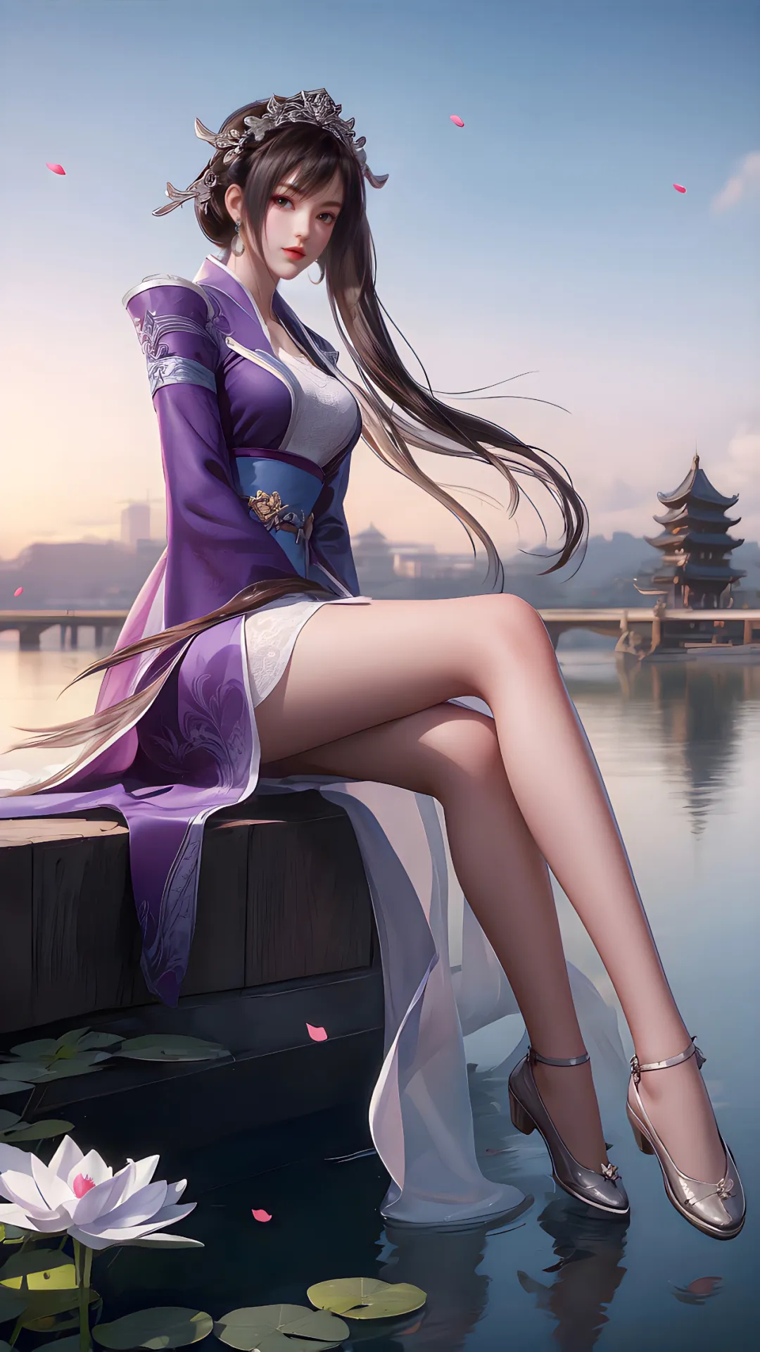 #动漫[超话]##漫视界企划##秦时明月##天行九歌# 无水印，大长腿的红莲公主