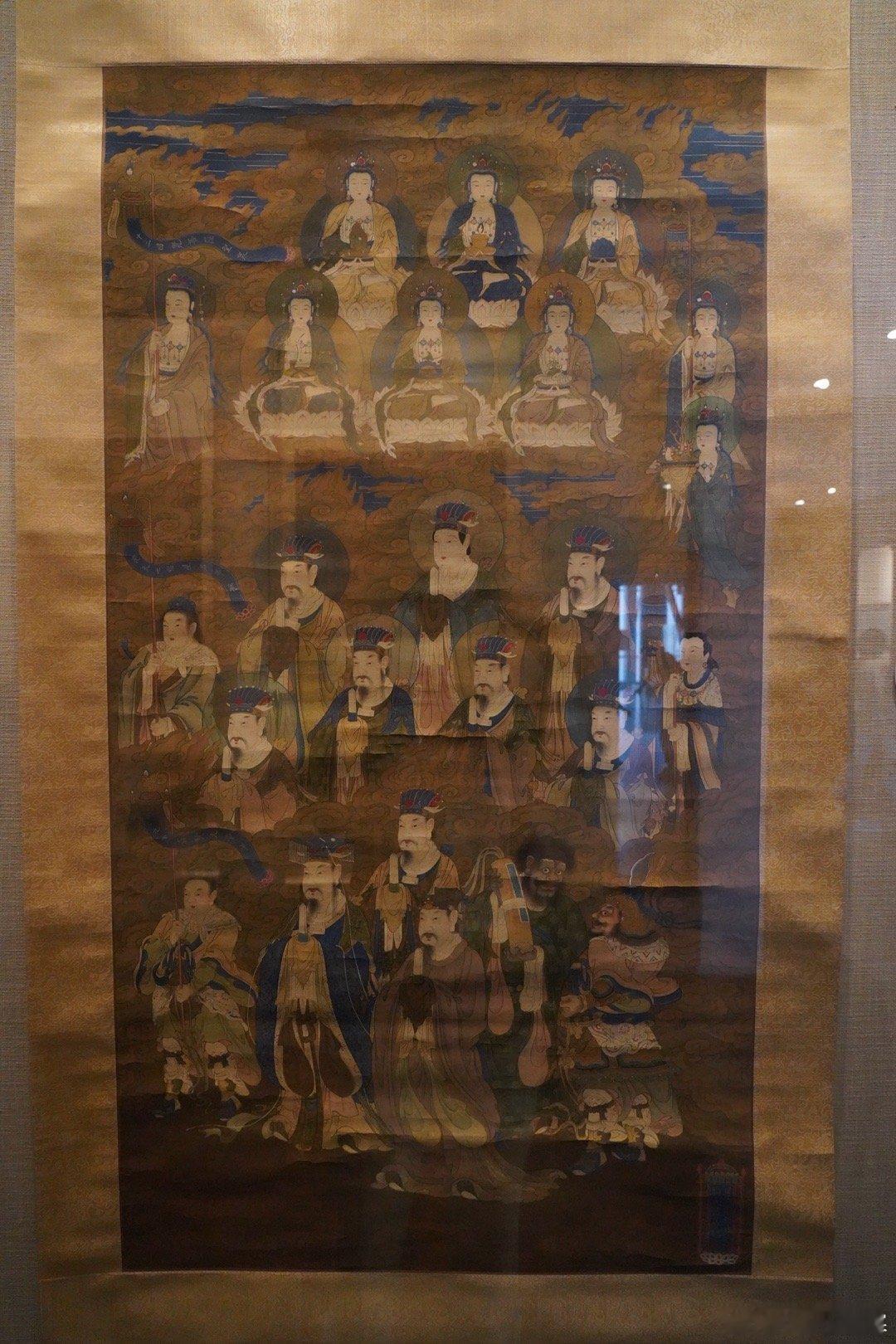 首都博物馆  画中三千像，首都博物馆藏明清道释人物画像展X，清代道释人物画像2 