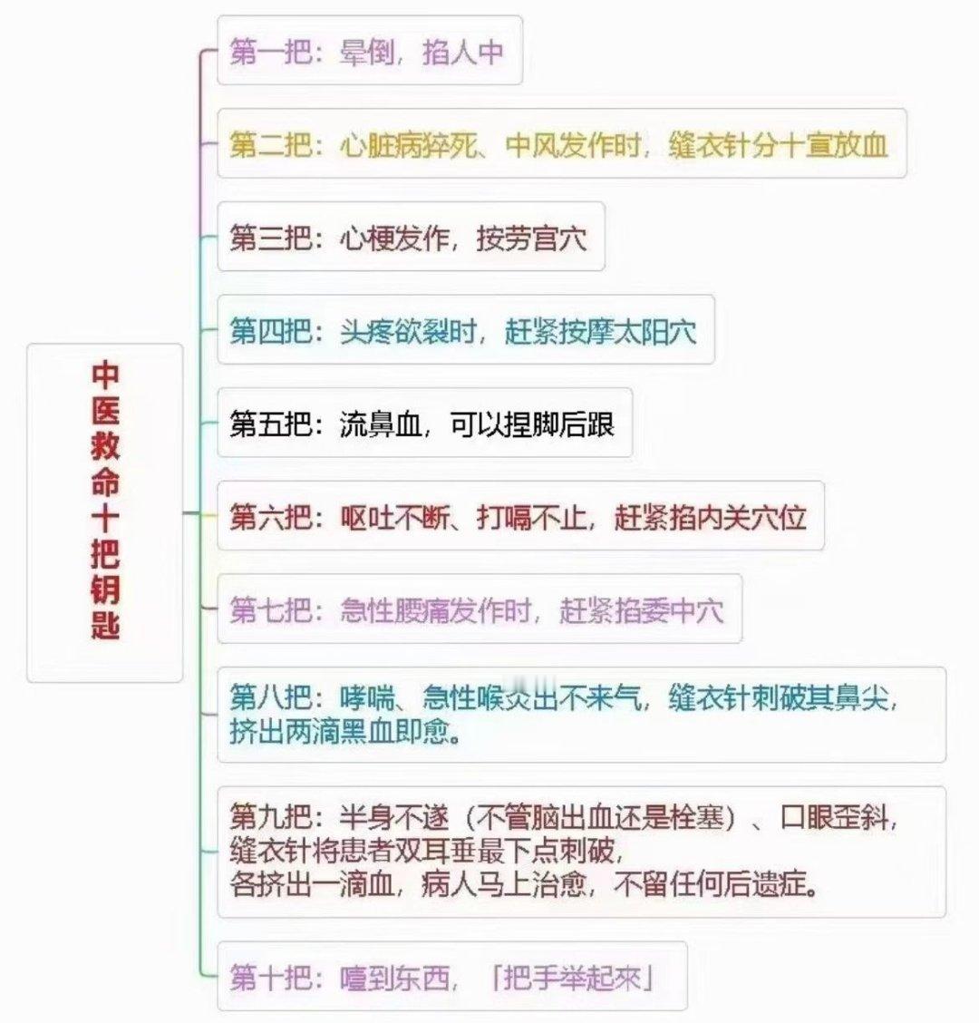 中医救命的十把钥匙 ​​​