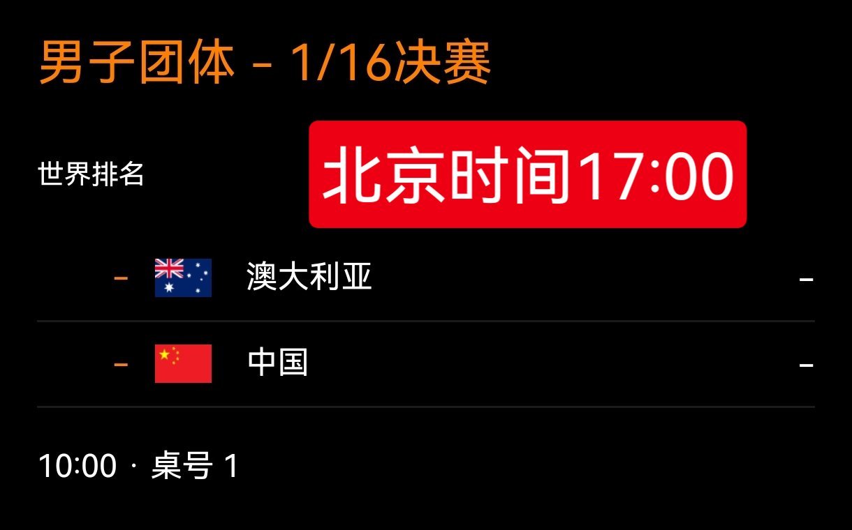 狮友会王楚钦🦁王楚钦加油 伦敦世乒赛第二阶段淘汰赛-男团1/16决赛5月5日 