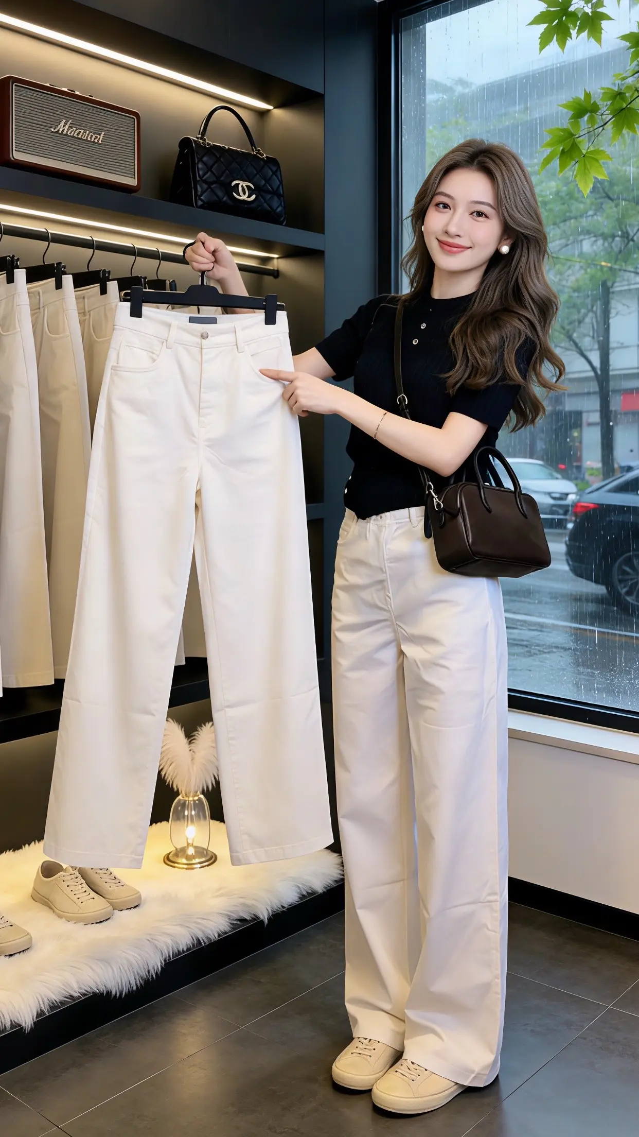 简约基础穿搭太耐看了 显瘦显高显气质 小个子韩系裤子分享 穿出自己的风...