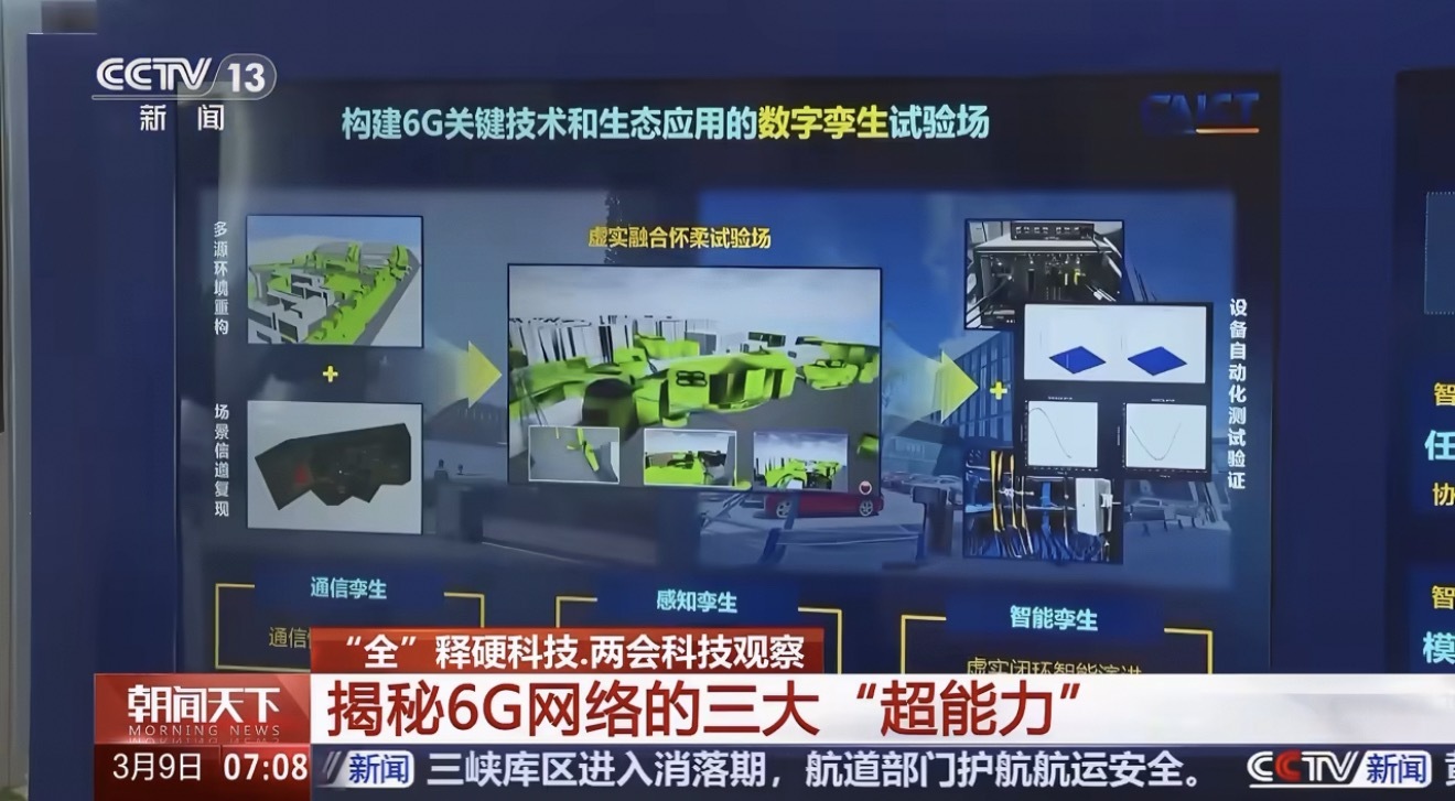 6G网要来了6G的带宽是5G的10倍以上，1部4K电影不到1秒就能下载完成。6G