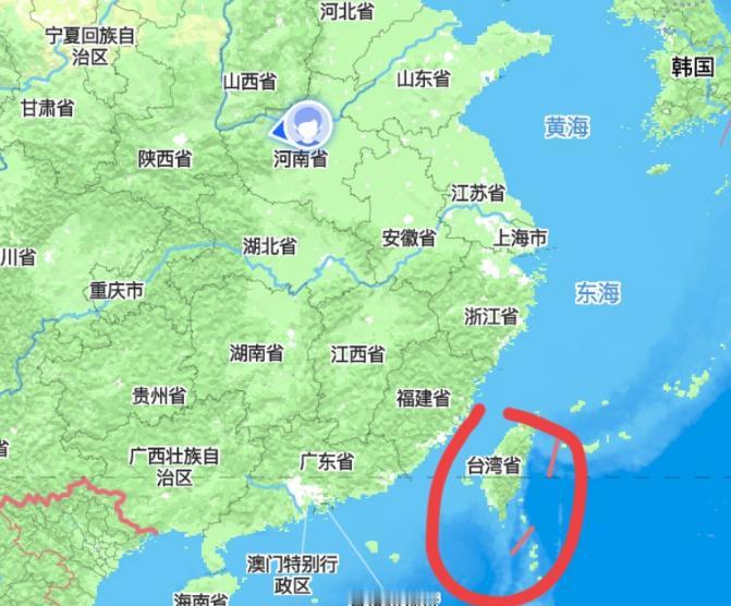 厉害了我的国！中国台湾直接变成台湾省！
地图上的图标改变了！前两天还显示“中国台