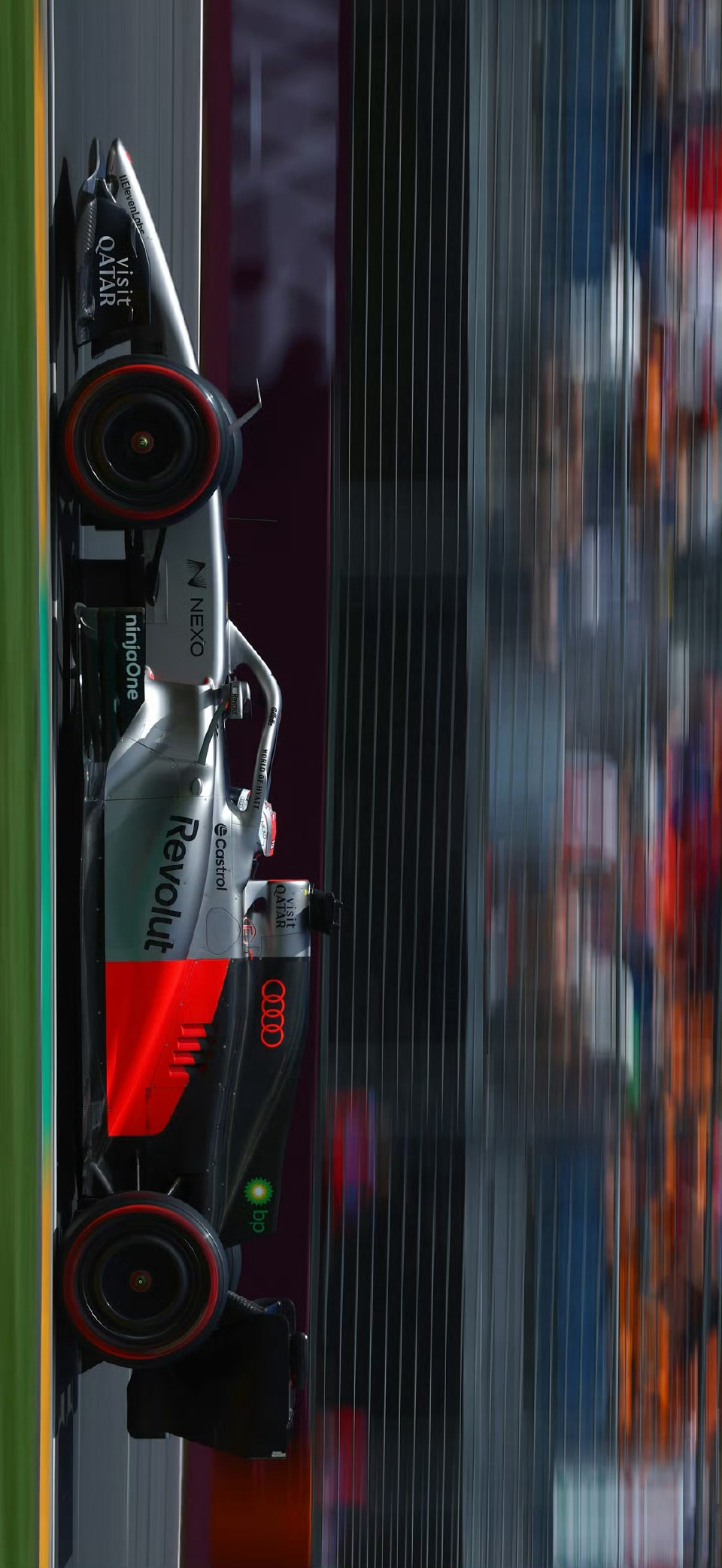 奥迪F1赛车高清壁纸我觉得整个联盟最帅的涂装就是奥迪这个F1