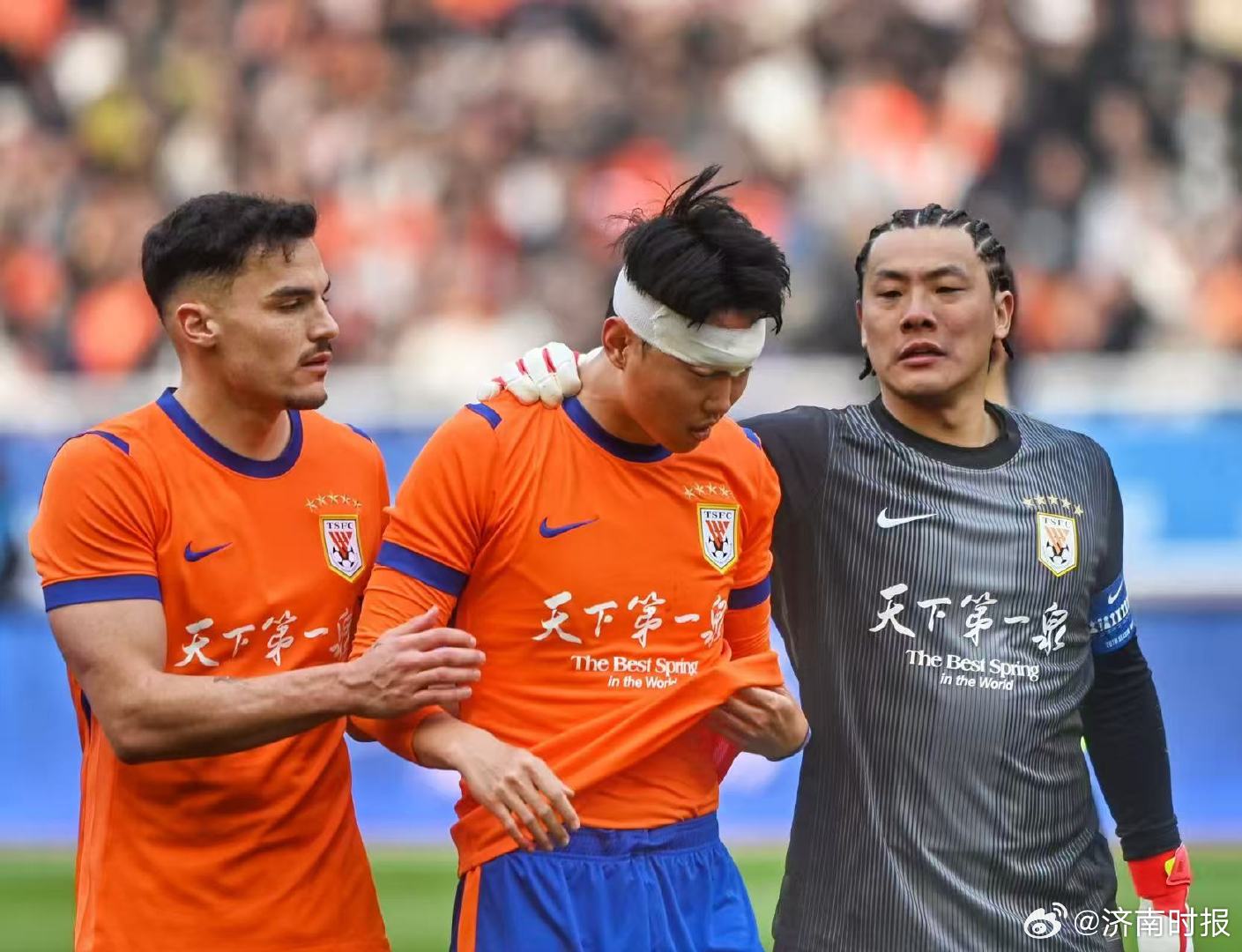 #泰山队高准翼回应新赛季目标# 【泰山队小将随U23国足出战，高准翼回应中超新赛