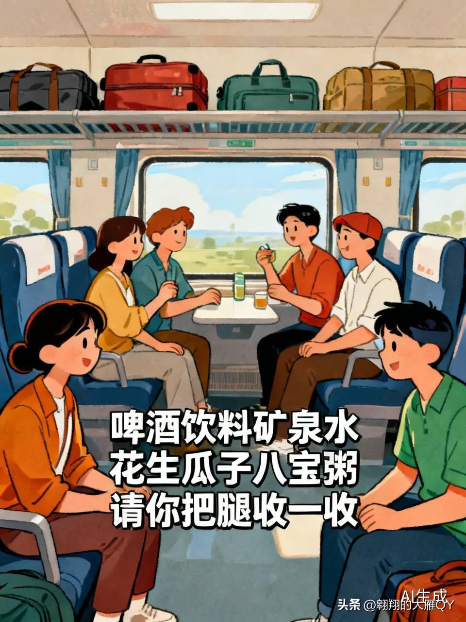 村里有个寡妇拽住光棍打趣，问他火车上那套经典叫卖“啤酒饮料矿泉水”的下一句是啥。