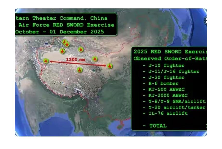 2025年末中国西北那场空战演习可太震撼了，直接把美媒惊到了。据美媒披露，这场演