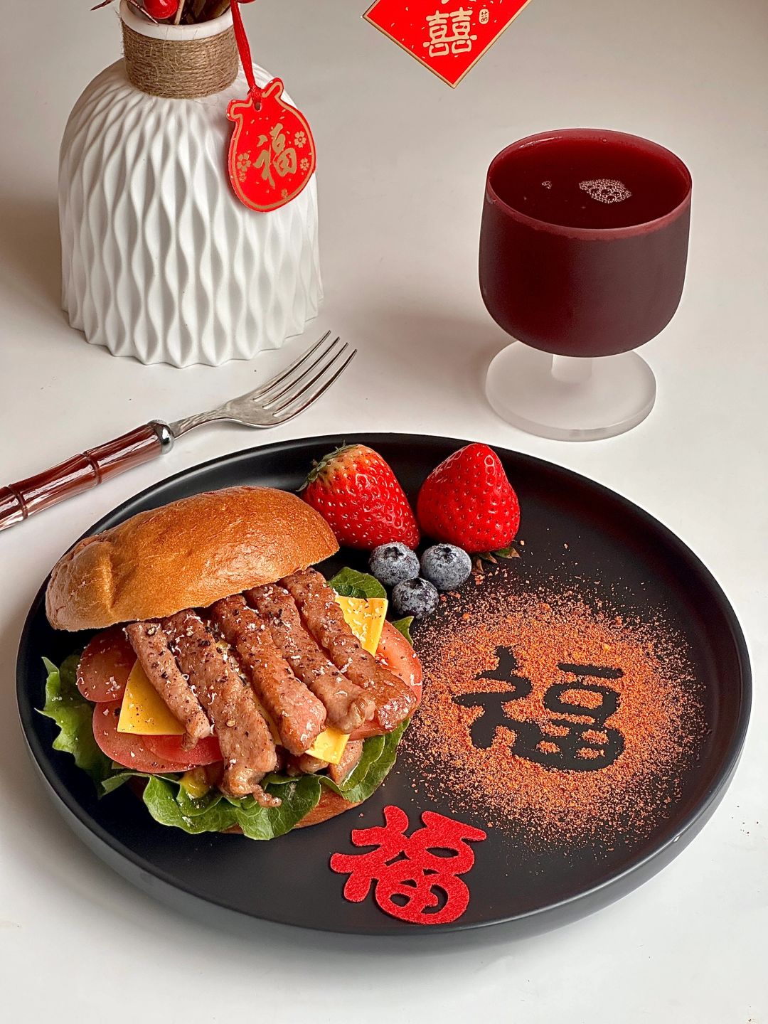 美味新春牛排贝果｜犹如口中的幸福岁月🍔🥯